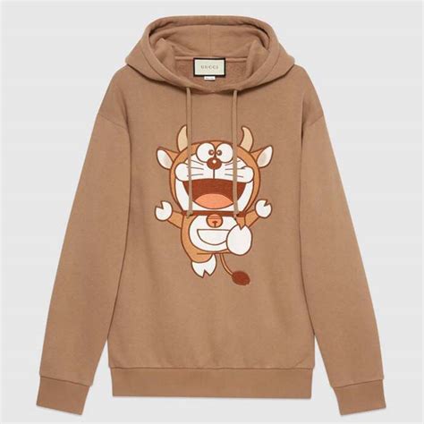 doraemon x gucci hooded sweatshirt|doraemon x gucci manga.